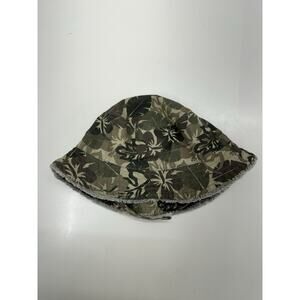 Jumping Beans Baby Bucket Hat Size 6-18 Months Hawaiian Camo With Strap